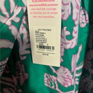 NWT Lilly Pulitzer Winslow maxi set